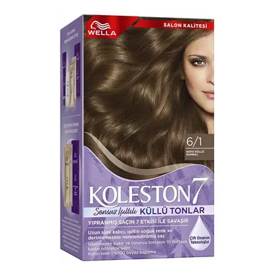 Koleston Wella Supreme Sonsuz Işıltılı Küllü Tonlar Saç Boyası 61 Koyu Küllü Kumral