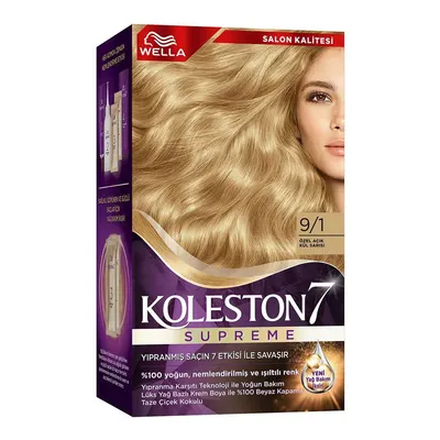 Koleston Wella Supreme Saç Boyası 91 Özel Açık Kül Sarısı