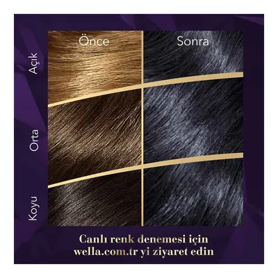 Koleston Wella Supreme Saç Boyası 28 Mavi Siyah