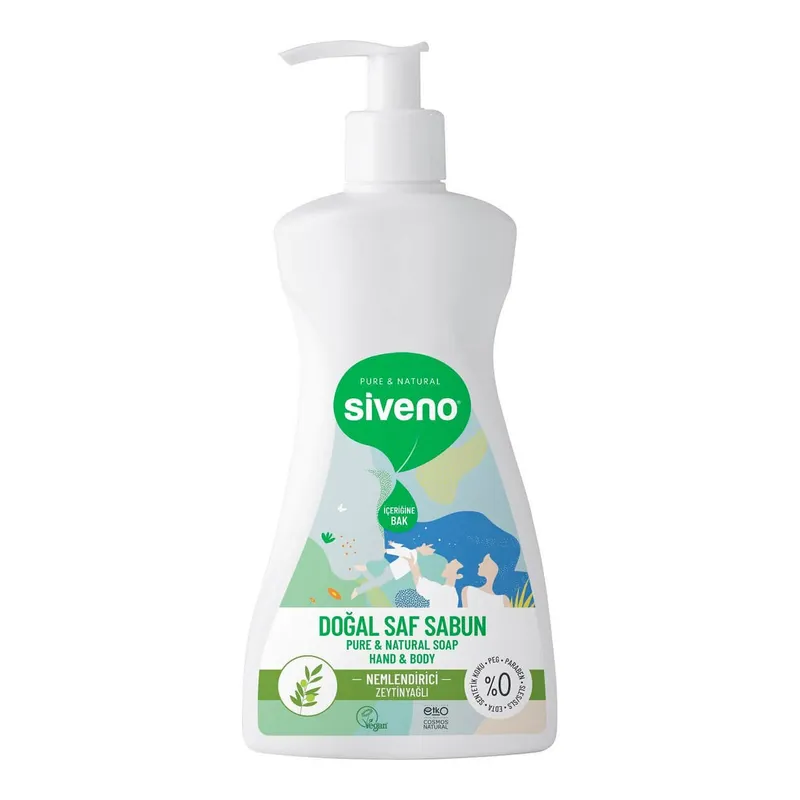 Siveno Doğal Sıvı Sabun Zeytinyağlı 300 ml, görsel 1