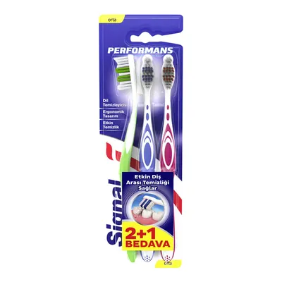 Signal Diş Fırçası Performance 2+1