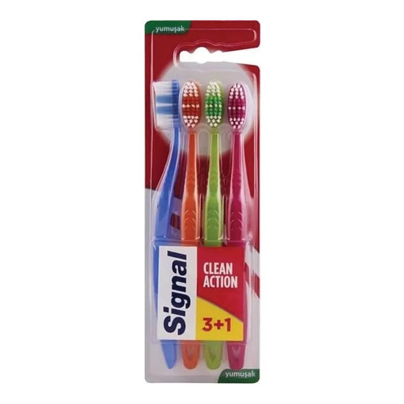 Signal Diş Fırçası Clean Action 3+1, görsel 1