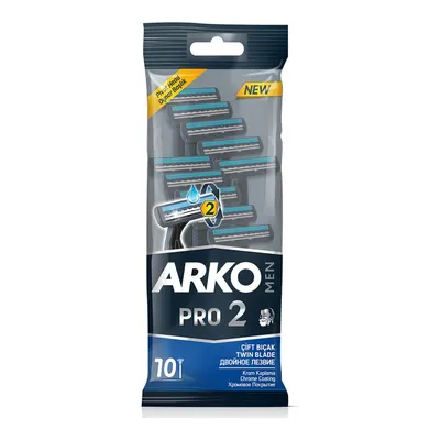 Arko Men Pro2 Çift Taraflı Tıraş Bıçağı 10lu