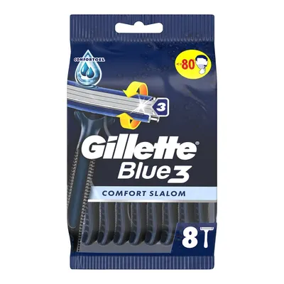 Gillette BLUE3 Slalom Kullan At Tıraş Bıçağı 8li
