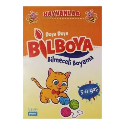Talas Çocuk Doya Bil Boya - Bilmeceli Boyama Hayvanlar