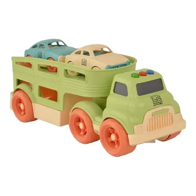 LC Oyuncak Lets Be Child Işıklı ve Sesli Taşıyıcı Tır 3 Parça Yeşil