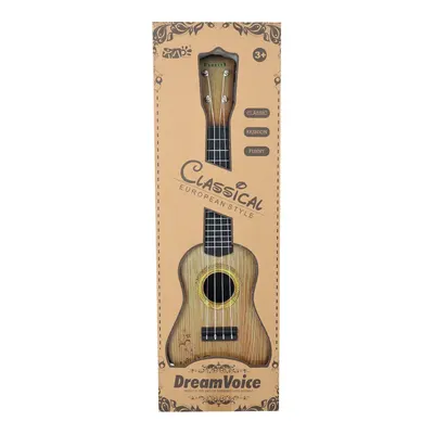 Mega Eğlenceli Krem Gitar 53 Cm