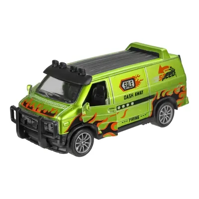 Mega 1:36 Die Cast Çek Bırak Yeşil Arazi Minibüsü