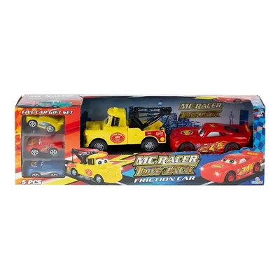 Can Ali Toys Mc Racer 5li Araba Sarı Çekicili Seti