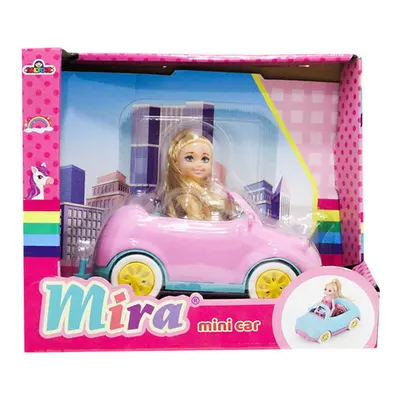Galtoys Mira Bebekli Mini Car Pembe