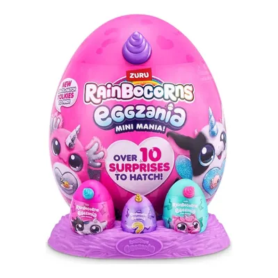 Rainbocorns Mini Eggzania Sürpriz Peluş Mor Boynuz