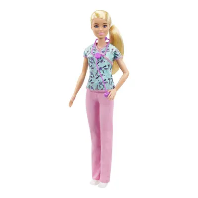 Barbie Kariyer Bebekleri Hemşire Bebek Sarı Saçlı GTW39