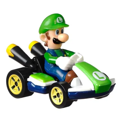Hot Wheels Mario Kart Karakter Araçlar Luigi GLP37