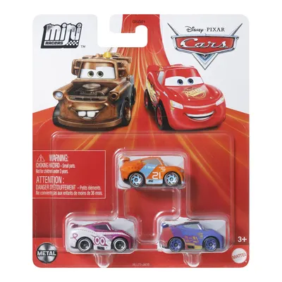 Cars Mini Karakter Arabalar Üçlü Paket HLL71
