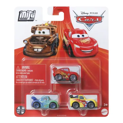 Cars Mini Karakter Arabalar Üçlü Paket HLL64