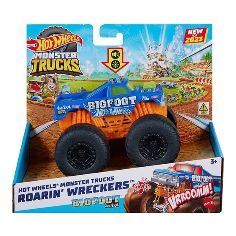 Hot Wheels Monster Trucks 1:43 Ölçekli Kükreyen Araçlar Bigfoot HMM53, görsel 1