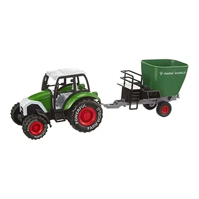 Mega 1:24 Sürtmeli Traktör Yeşil