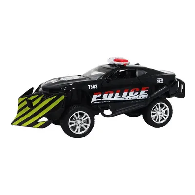 Mega Çek Bırak Kar Küreme Polis Aracı Siyah