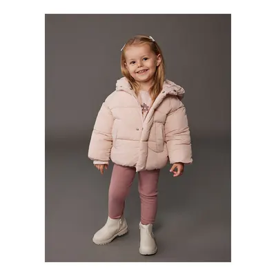 KANZ Pembe Su İtici Kız Bebek Şişme Mont