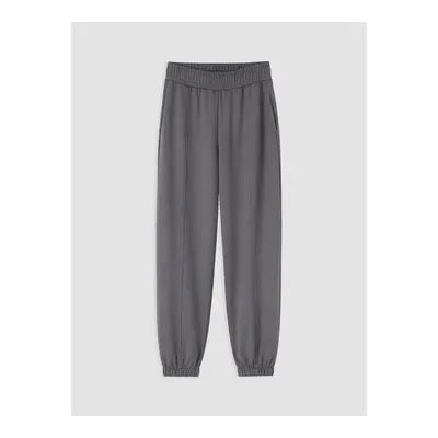 Gri Soft Touch Kadın Jogger Eşofman Altı