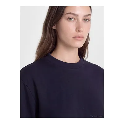 Lacivert Soft Touch Kadın Sweatshirt Tunik