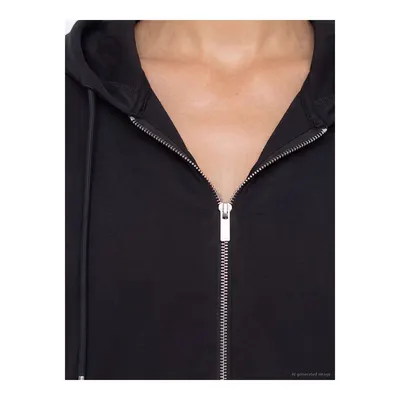 KOOR SPORT Antrasit Soft Touch Oversize Kadın Fermuarlı Sweatshirt