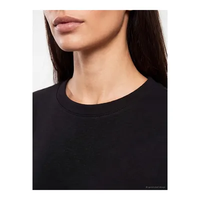 Siyah Soft Touch Kadın Sweatshirt Tunik