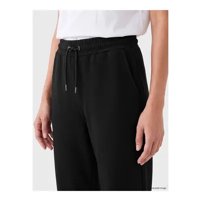 Siyah Soft Touch Kadın Jogger Eşofman Altı