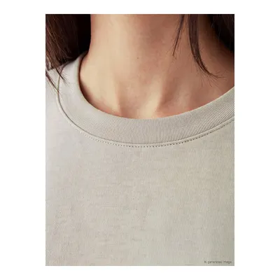 Gri Soft Touch Kadın Sweatshirt Tunik