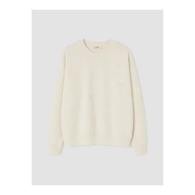 Bej Oversize Soft Touch Kadın Sweatshirt