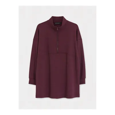Mürdüm Soft Touch Kadın Sweatshirt Tunik