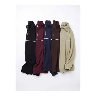 Mürdüm Soft Touch Oversize Kadın Sweatshirt Tunik