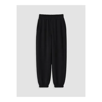 Siyah Soft Touch Kadın Jogger Eşofman Altı