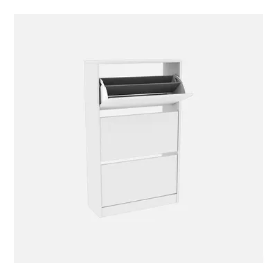 Adore Flat Duo Kapaklı 3 Katlı Geniş Ayakkabılık