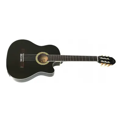 Almira MG917CE Black Elektro Klasik Gitar