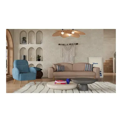Bohem Plus Koltuk Takımı - Kahve