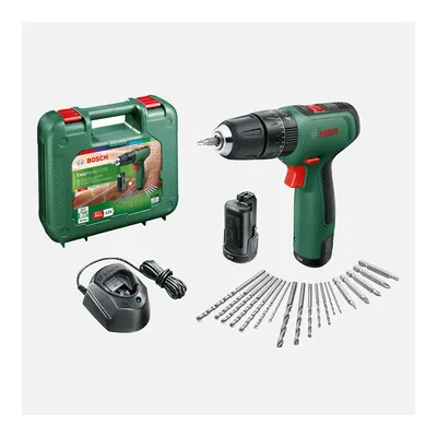 Bosch EasyImpact 1200 Akülü Vidalama (1.5 Ah, Çift Akü, GAL1210CV ve 19 Parça Aksesuar Seti)