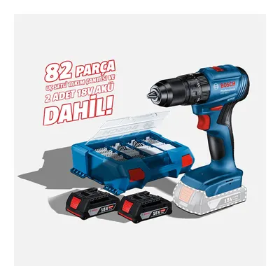 Bosch GSB 185-LI Çift Akülü Darbeli Delme Vidalama