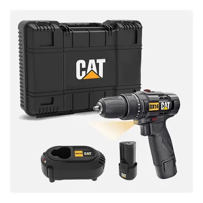 CAT DX14.2 12Volt/2.0Ah Li-ion Çift Akülü Profesyonel Şarjlı Matkap