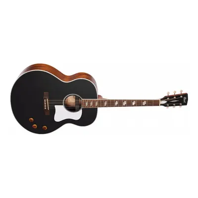 Cort CJ Retro VBM - Vintage Black Matte Elektro Akustik Gitar