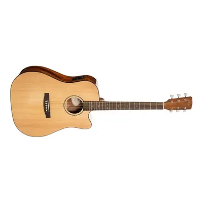 Cort Earth60 CE Natural Gloss Elektro Akustik Gitar