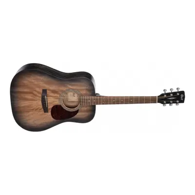 Cort EARTH60M Open Pore Trans Black Burst Akustik Gitar