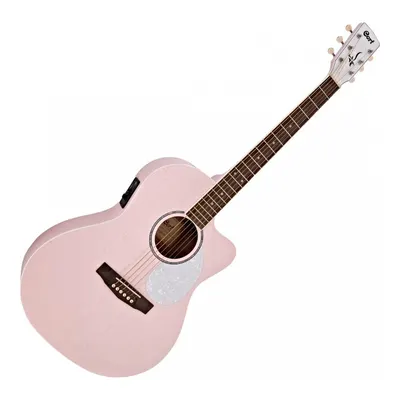 Cort Jade Classic Pastel Pink Open Pore Elektro Klasik Gitar