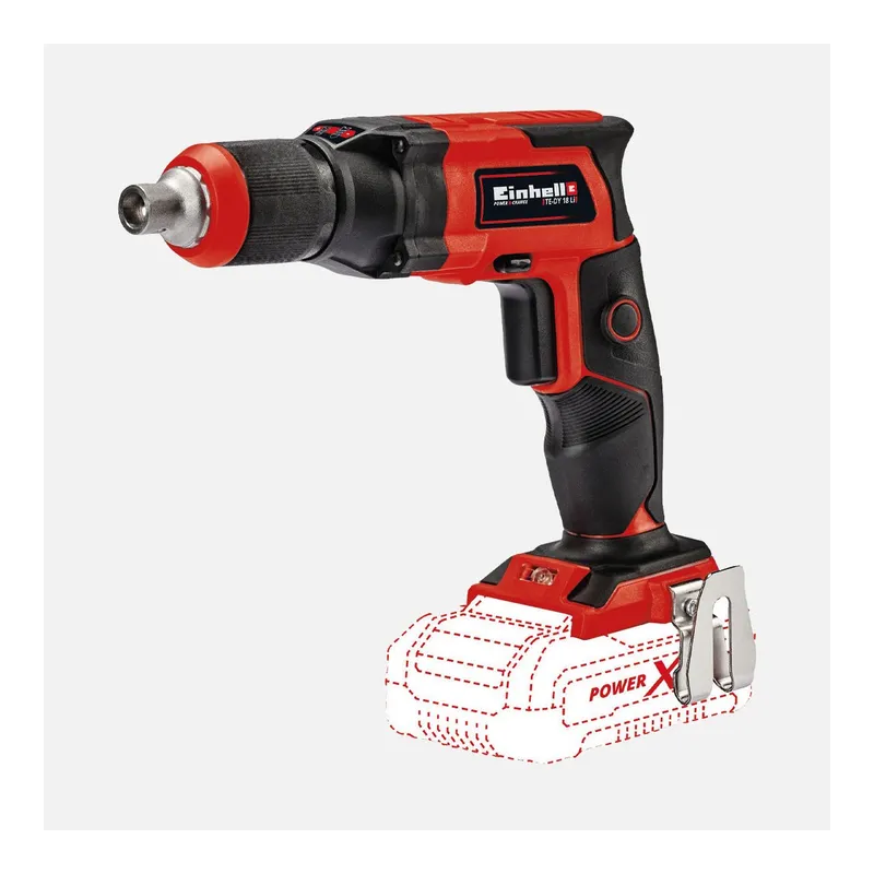 Einhell TE-DY 18 Li Solo Aküsüz Li-ion Darbesiz Akülü Vidalama (Akü ve Şarj Cihazı Dahil Değildir.), görsel 1