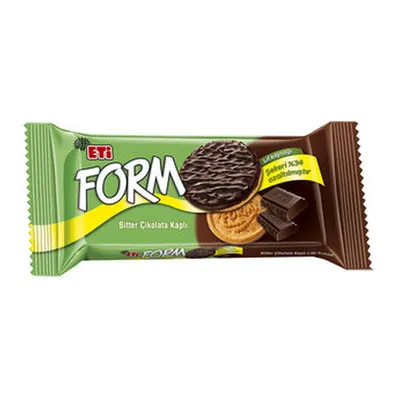 Eti Form Bitter Çikolata Kaplı Lifli Bisküvi 50 G