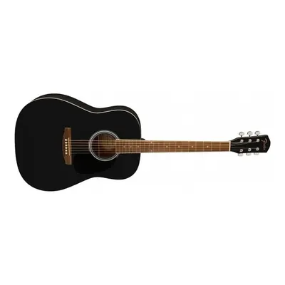 Fender FA-25 Black Akustik Gitar