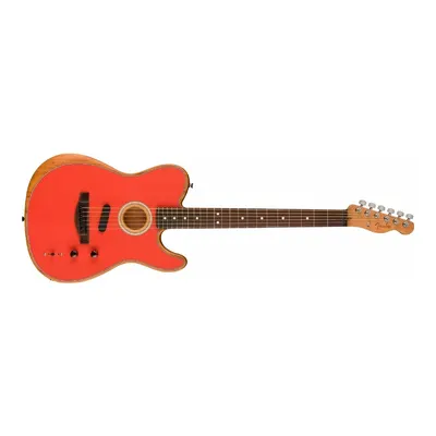 Fender Limited Edition Acoustasonic Player Telecaster Fiesta Red Elektro Akustik Gitar