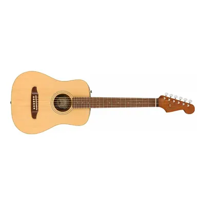 Fender Redondo Mini with Bag Natural 1/2 Elektro Akustik Gitar