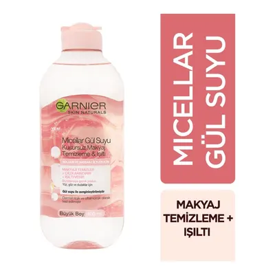 Garnier Micellar Gül Suyu Kusursuz Makyaj Temizleme & Işıltı 400 ml