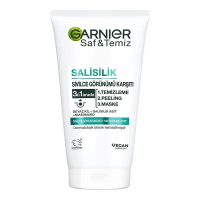 Garnier Saf & Temiz 3'ü 1 Arada Peeling 150 ml